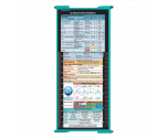 WhiteCoat Clipboard® Trifold - Teal Critical Care Edition